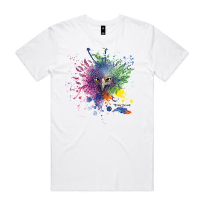 WILD Eagle White T-Shirt Mens Thumbnail