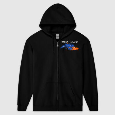 WILD Eagle Hoodie Mens BLACK Thumbnail