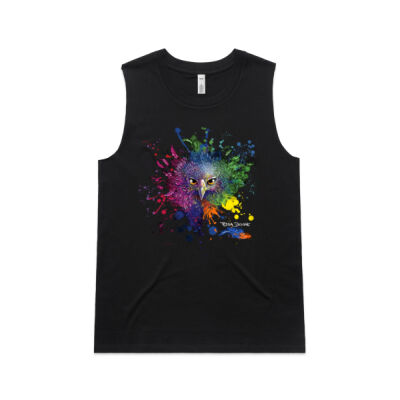 WILD Eagle Black Tank Womens Thumbnail