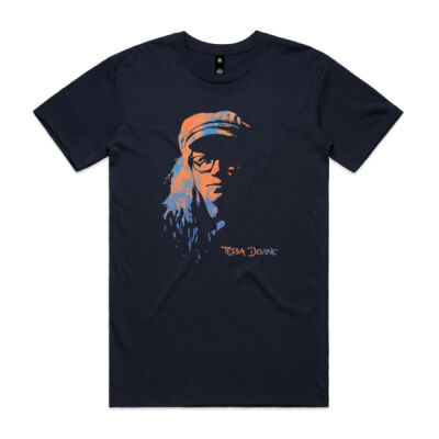 Tessa Devine Graphic T - Blue and Orange - Men's AS Colour Staple Regular Fit T Shirt Thumbnail