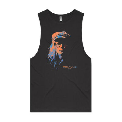 Tessa Devine Singlet - Blue and Orange - Mens - AS Colour Men's Barnard Tank Tee  Thumbnail