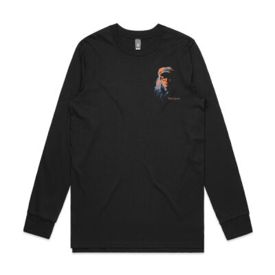 Long Sleeve Face - Black Thumbnail